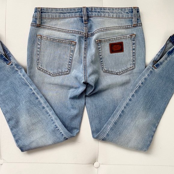 DOLCE&GABBANA Light Blue Jeans Sz 36 - Picture 6 of 6
